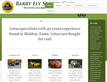 Tablet Screenshot of barryelysportscars.co.uk